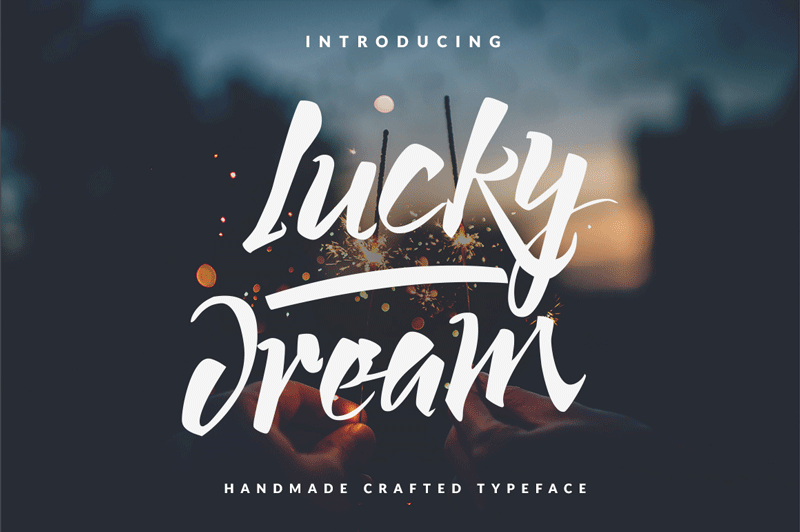 Lucky Dream Demo font