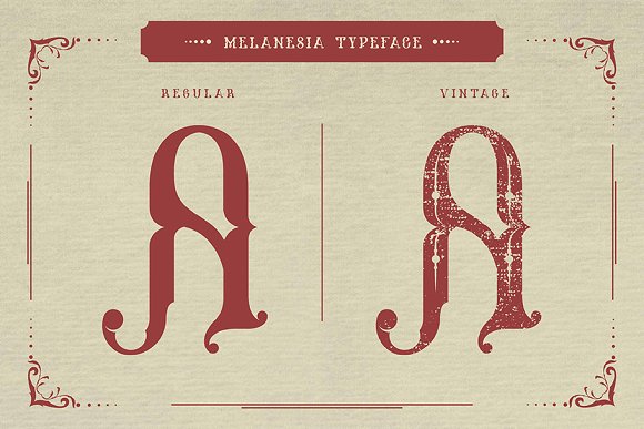 Melanesia Regular font
