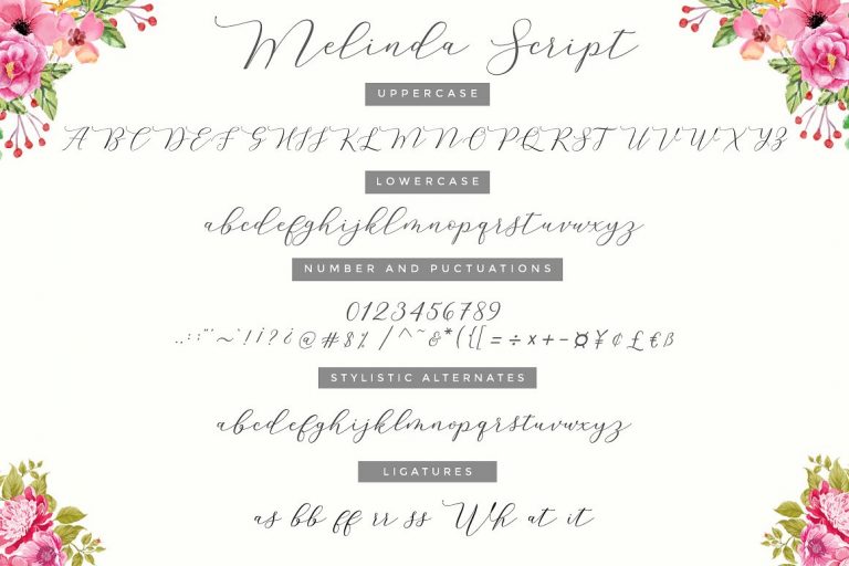 Melinda Script font