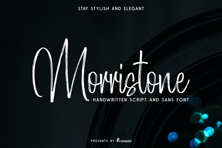 Morristone Demo font
