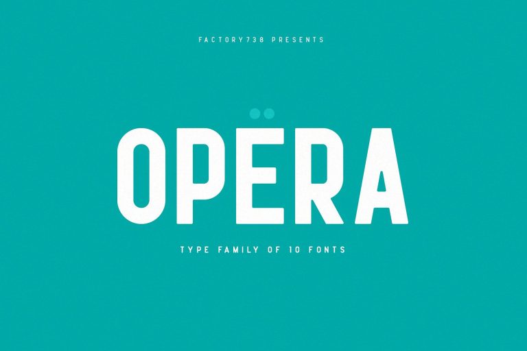 Opera Demo font