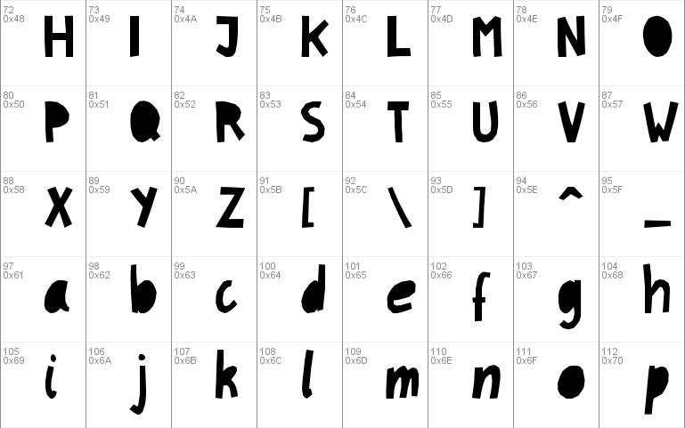 PaperCut font