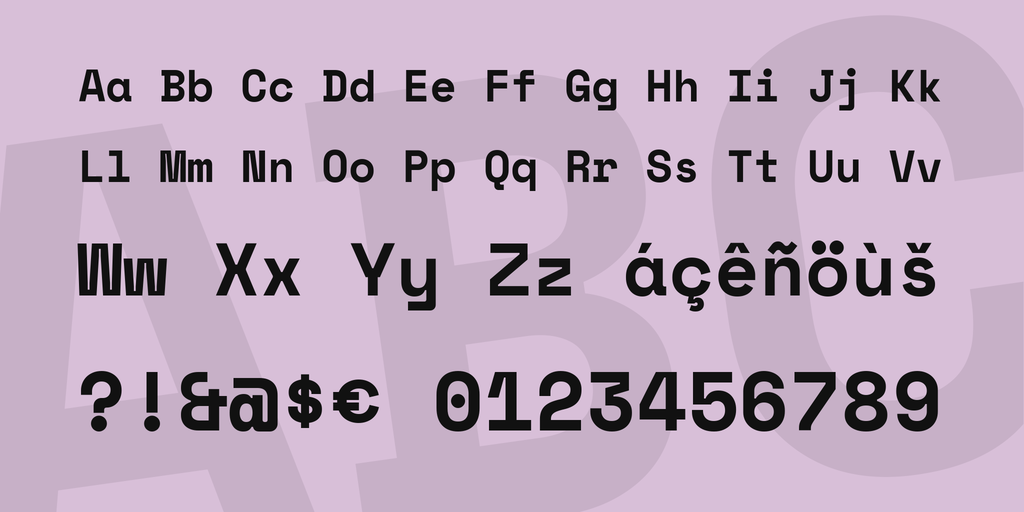 Space Mono font