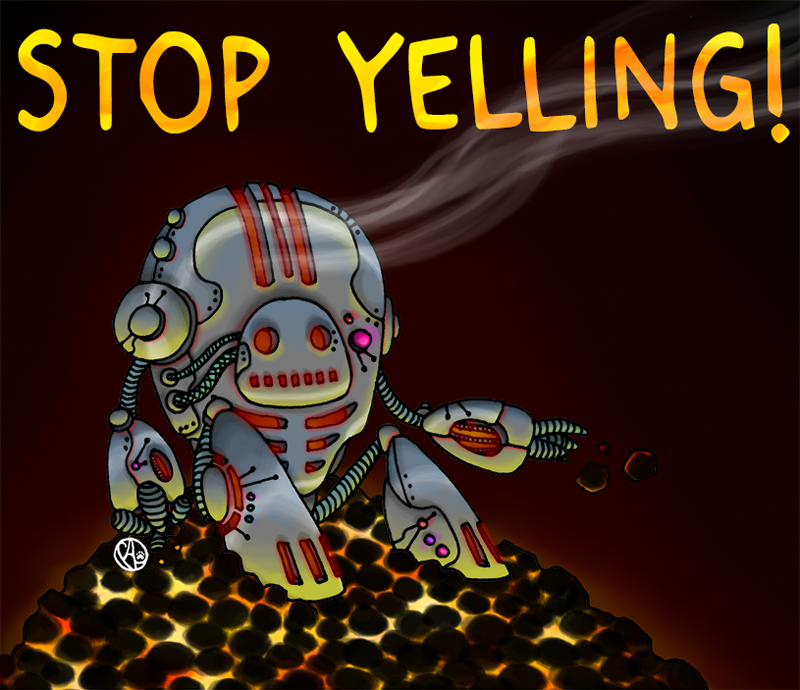 Stop Yelling font