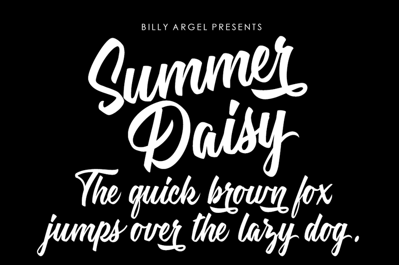Summer Daisy Personal Use font