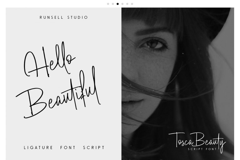 Tosca Beauty Demo font