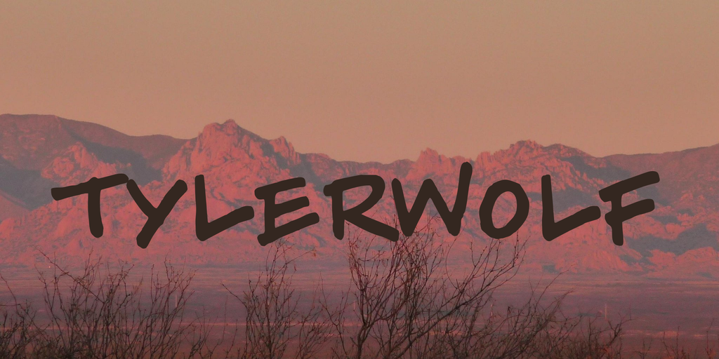 Tylerwolf font