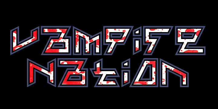 Vampire Nation font