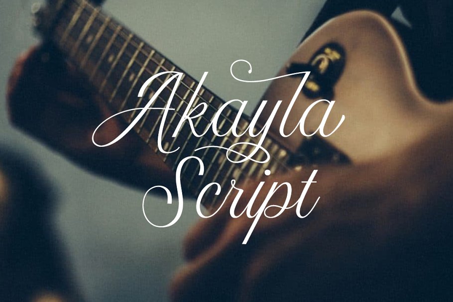 Akayla Script Deco PERSONAL USE font