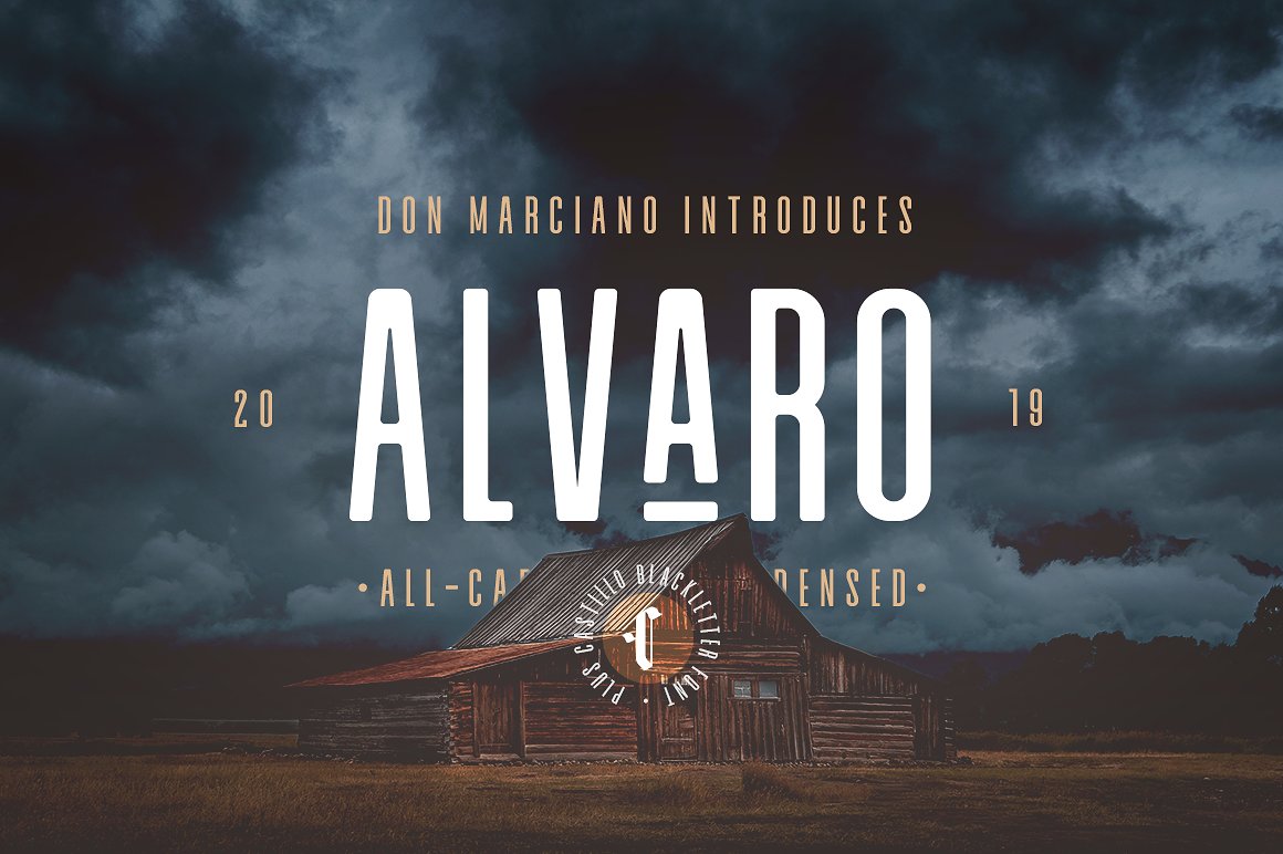 Alvaro Condensed font