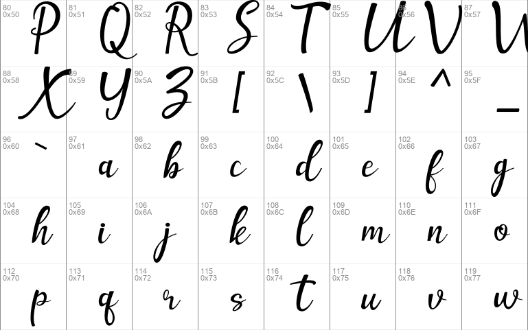 amellia font