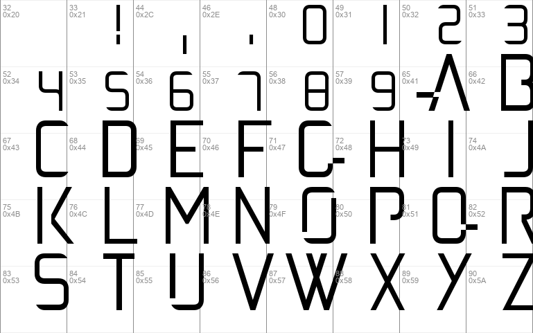 andromeda font