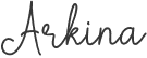 Arkina font