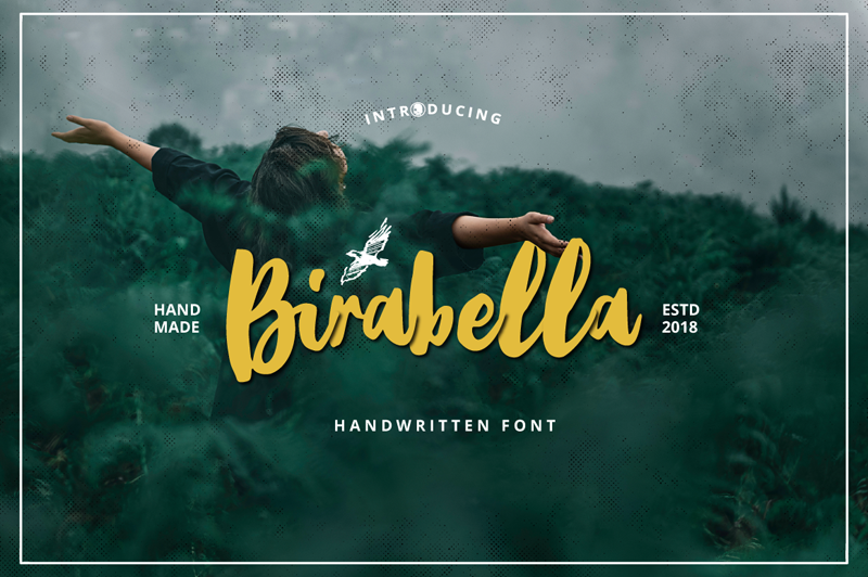 Birabella Script font