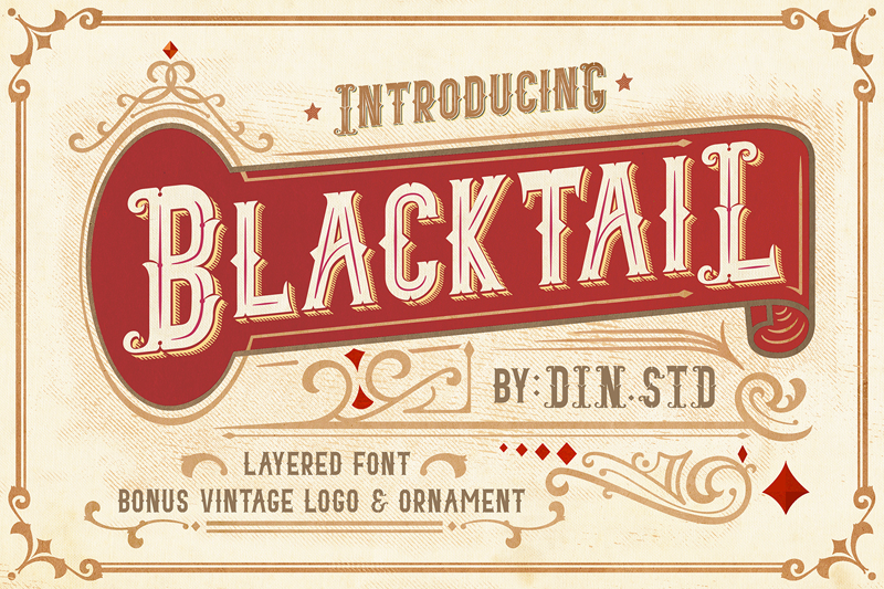 Blacktail Regular font