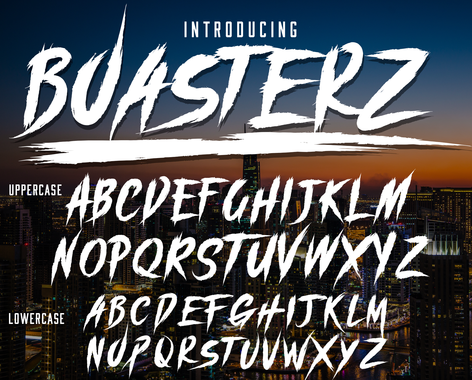 boasterz] Demo font