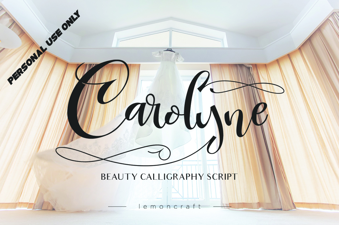 CarolynePersonalUse font