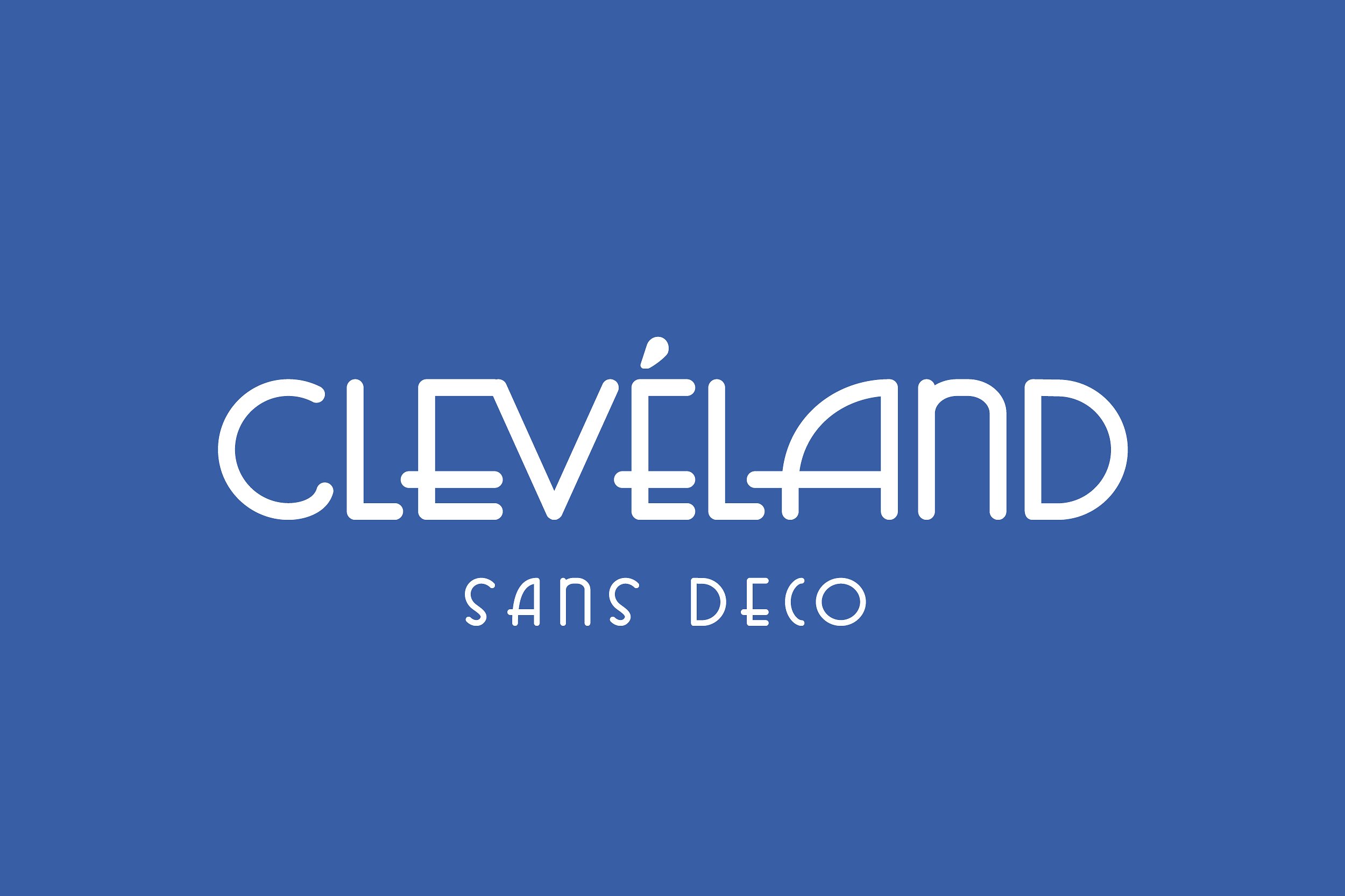 Cleveland DEMO font