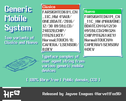 Generic Mobile System Nuevo font