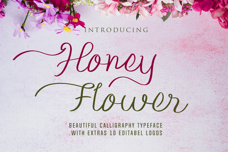 Honey Flower font