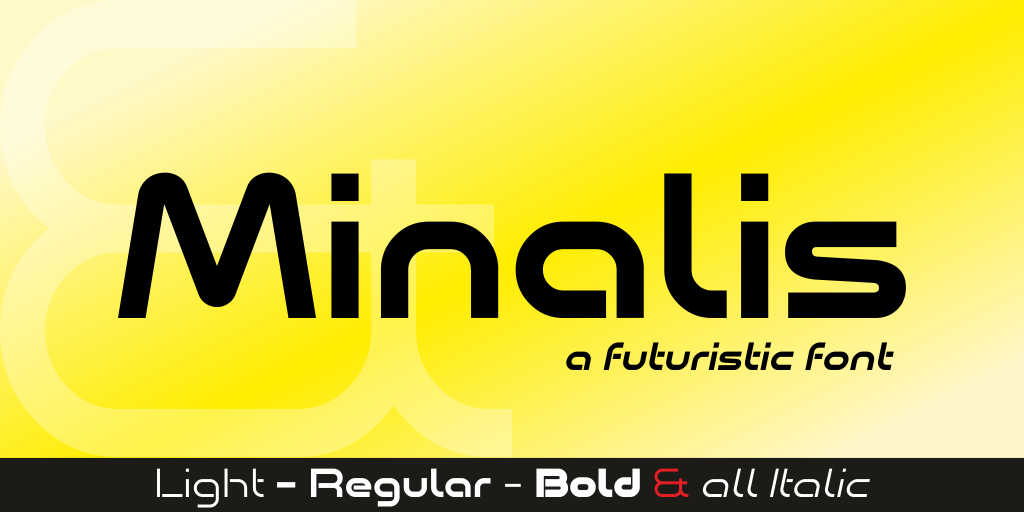 Minalis_Demo Light font