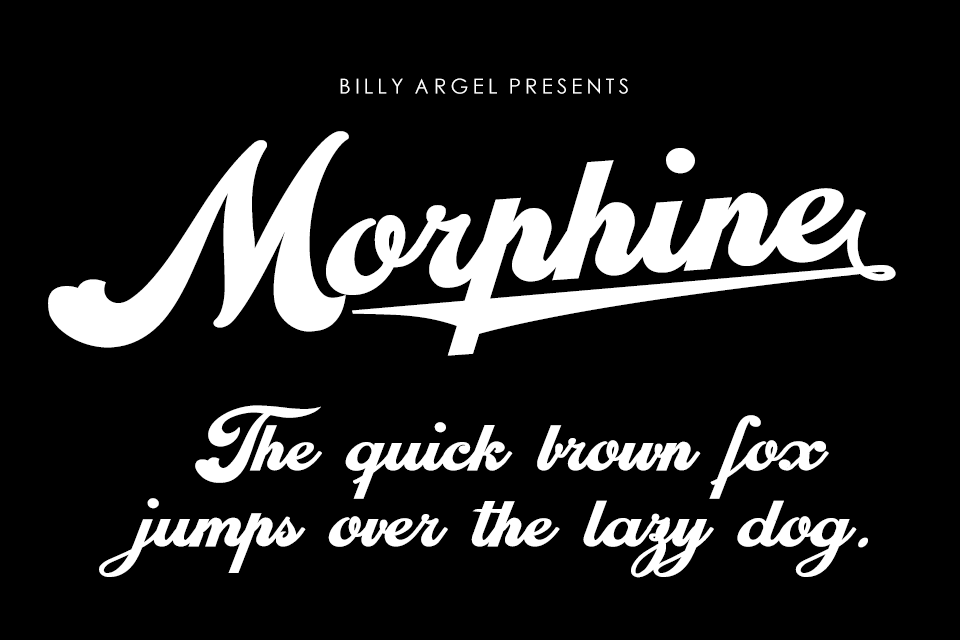 Morphine Personal Use font