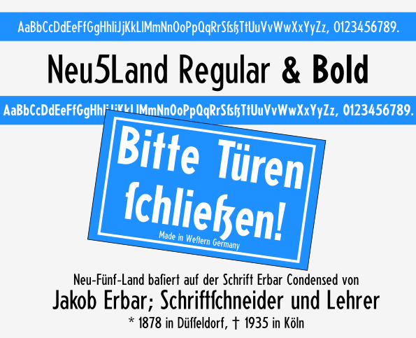 Neu5Land font