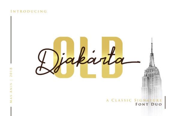 Old Djakarta font