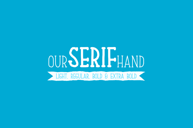 Our Serif Hand font