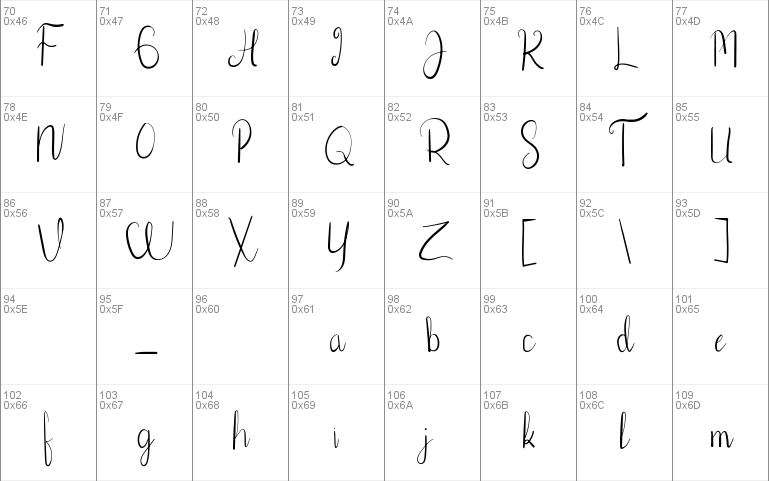 Roxxettefree font