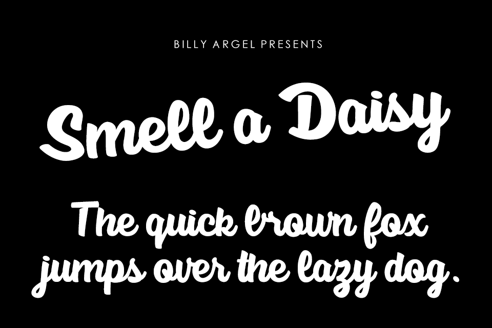 Smell a Daisy Personal Use font