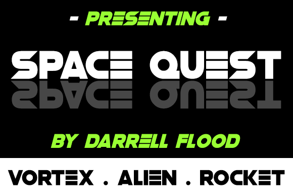 Space Quest font
