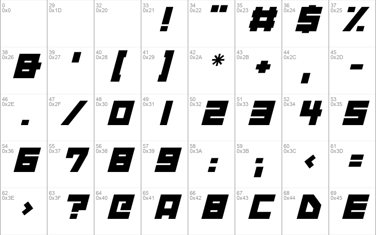 Space Squadron font