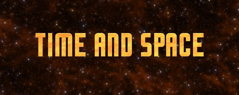 Time and Space font