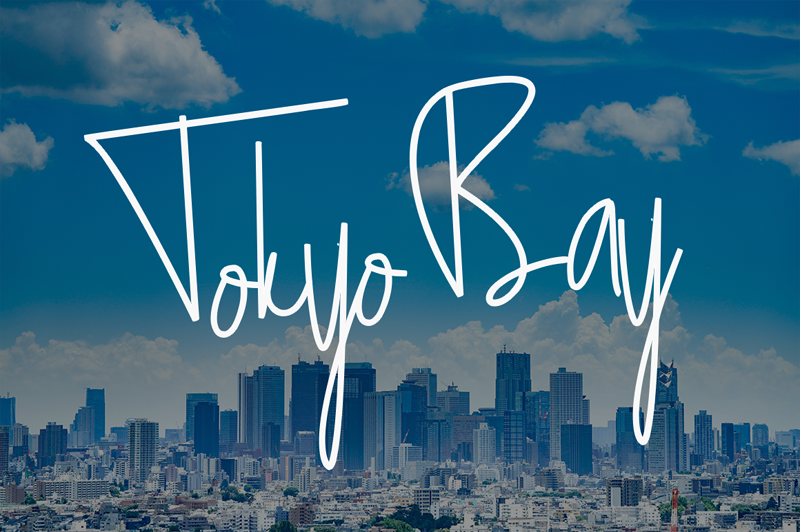 Tokyo Bay font