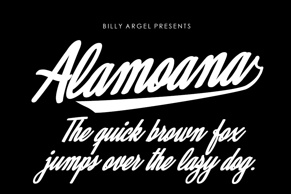 Alamoana Personal Use font