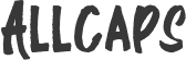 Allcaps font