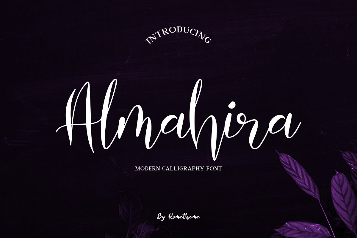 Almahira font