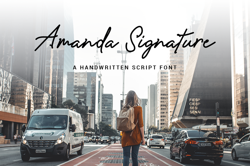 Amanda Signature font