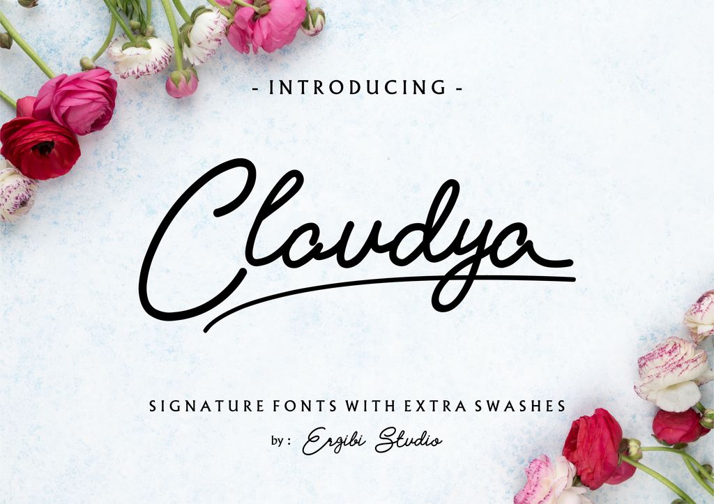 Claudya_DEMO font