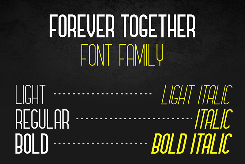 Forever Together Sans font