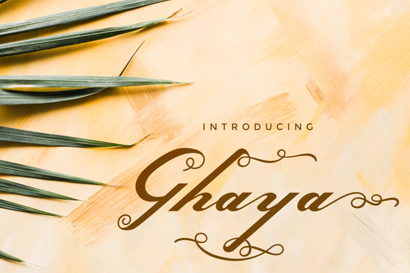 Ghaya FreeVersion font