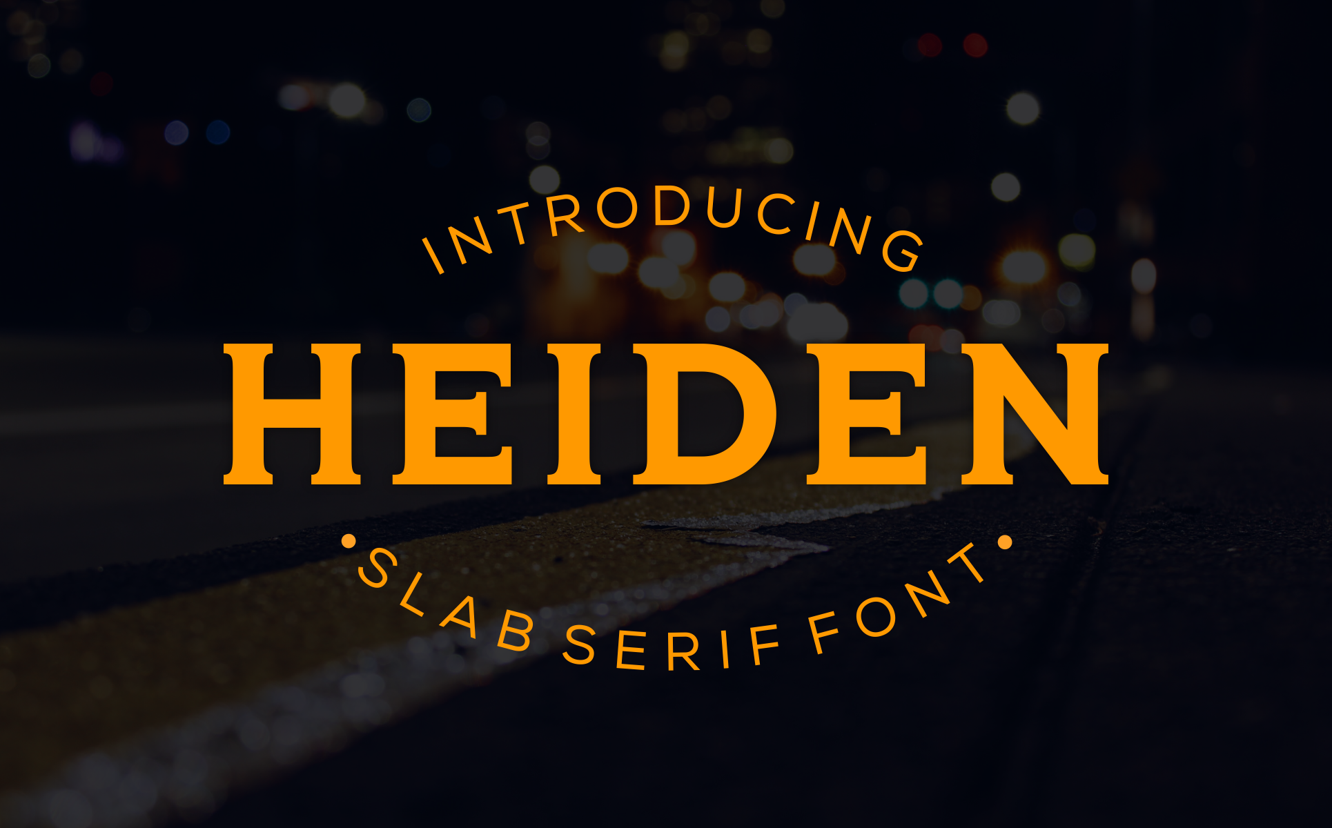 HEIDEN font