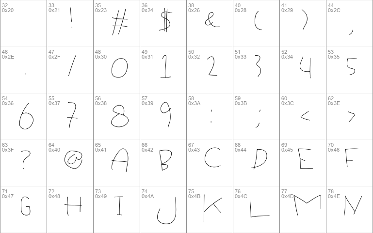 homework preschooler font