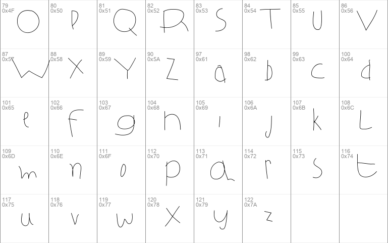 homework preschooler font