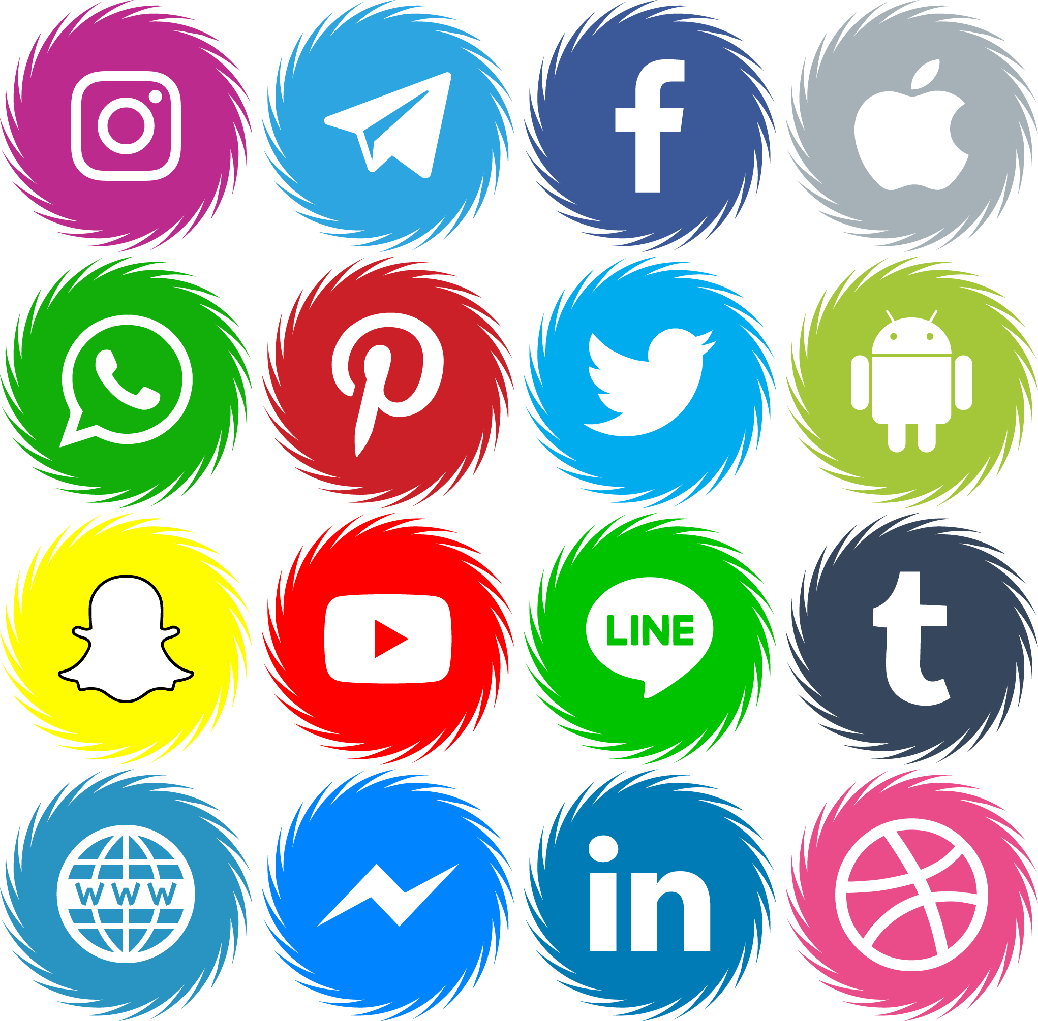 Icons Social Media 15 font