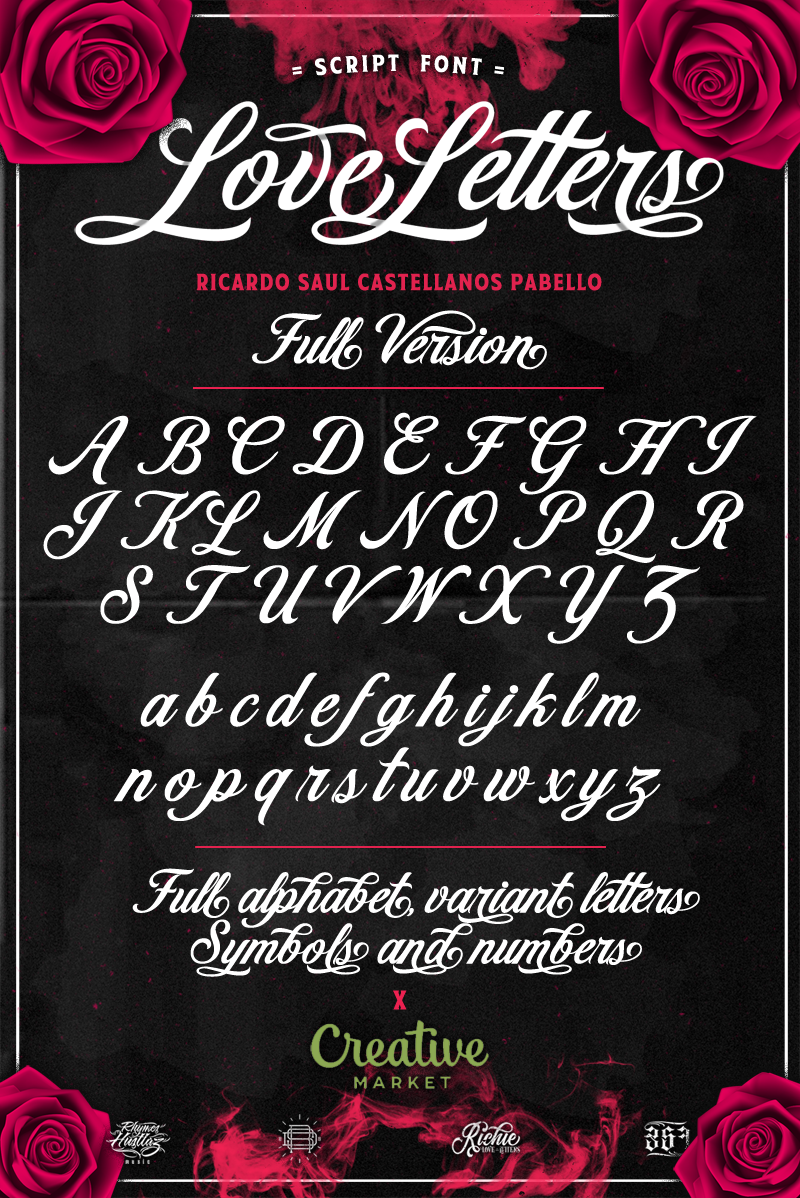 Love Letters font