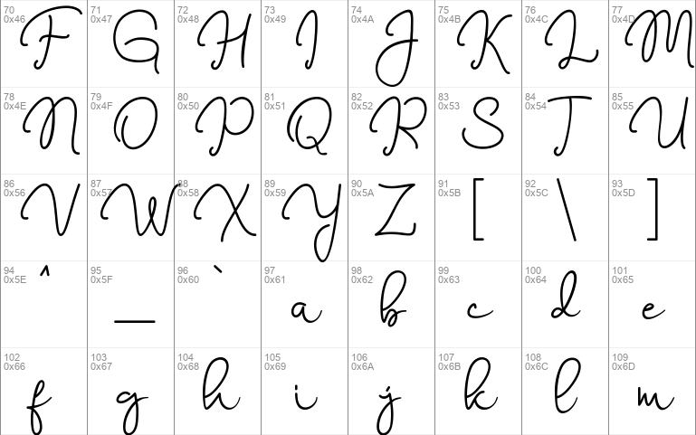 Marrisa font