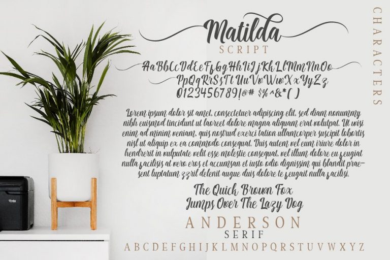 Matilda  font