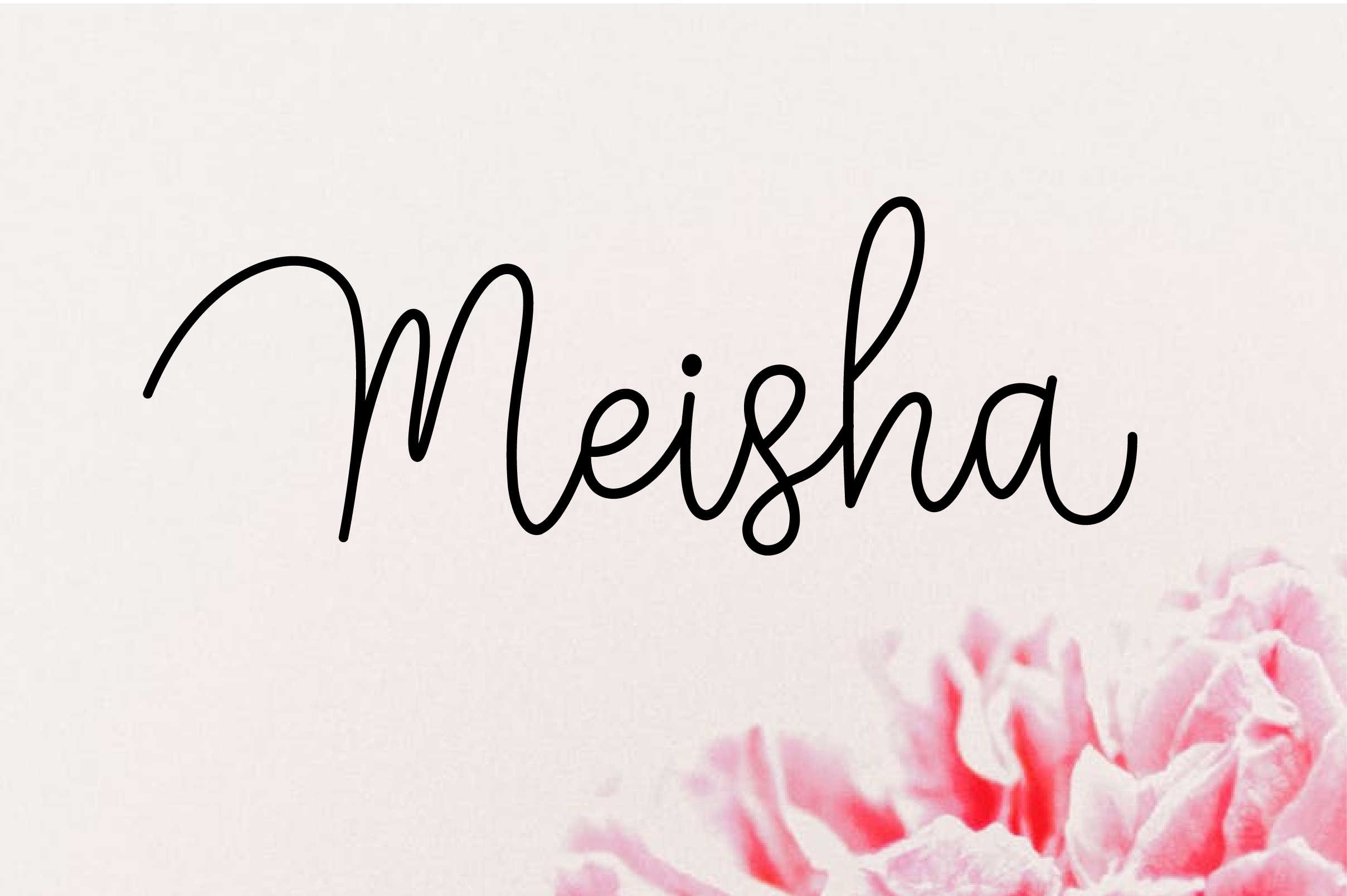 Meisha font